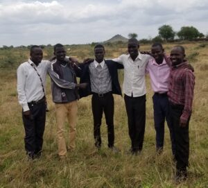 Group of Ugandan people in professional outfits